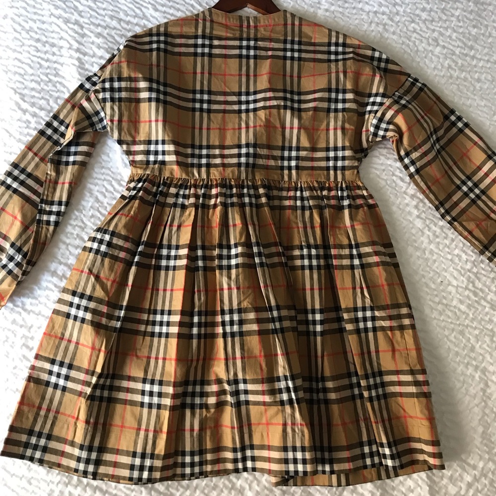 New Burberry Dress Size 14 Authentic Vintage Check - Picture 3 of 8
